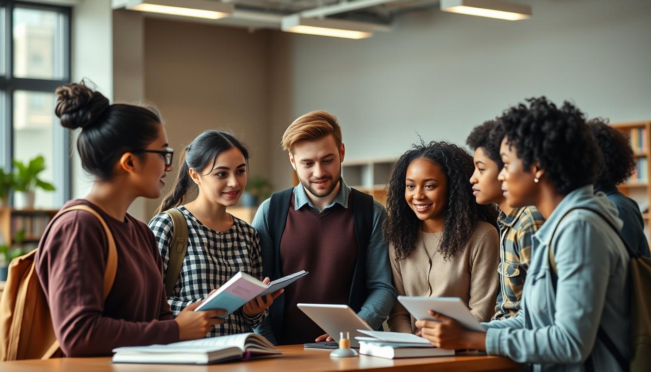 University campus and academic environment in London